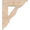 Ekena Millwork Funston Traditional Smooth Bracket w/ Offset Brace, Douglas Fir, 7 1/2"W x 24"D x 28"H BKT0806X24X28FST01SDF - alternate 3
